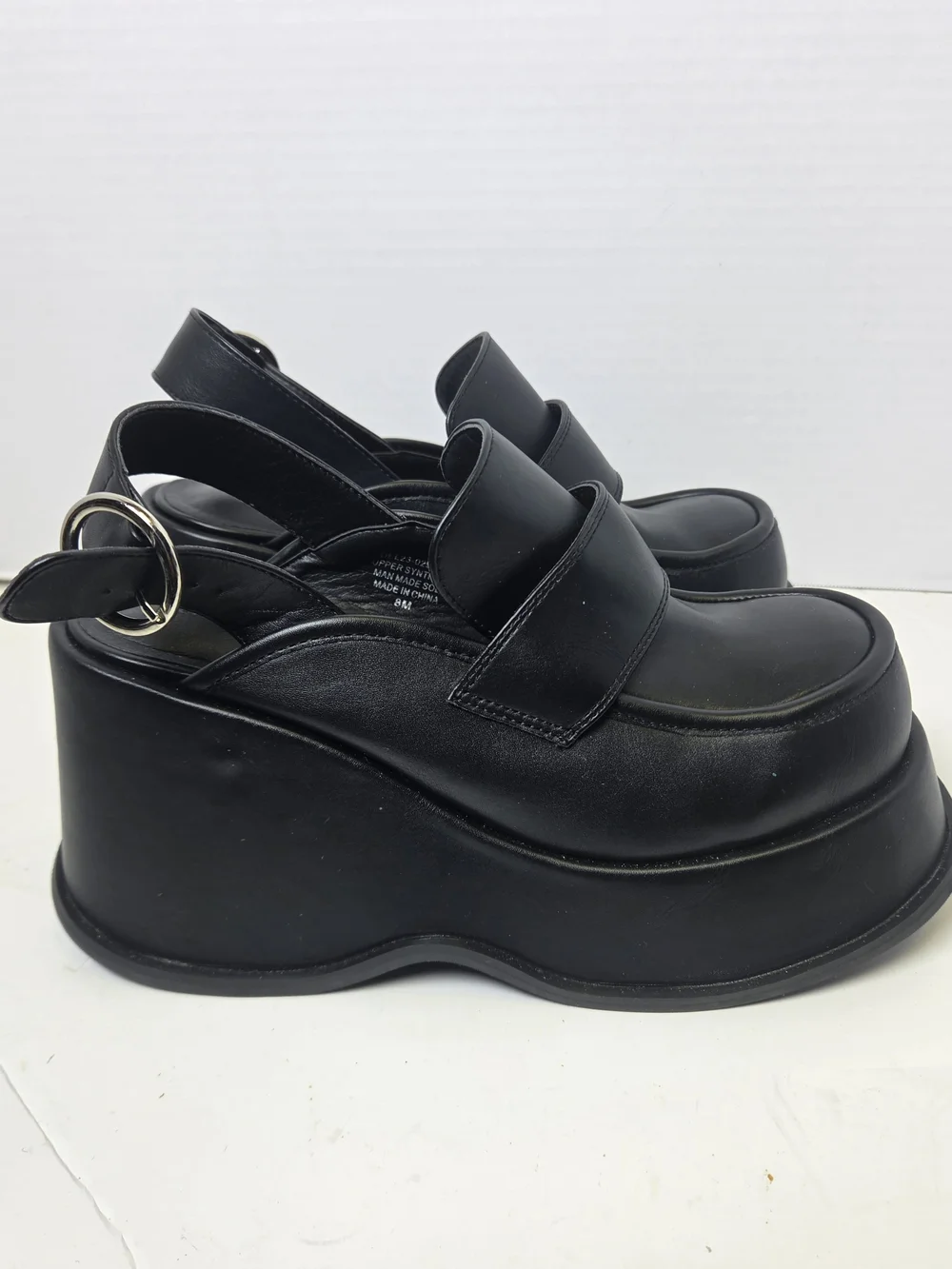 dELiA*s Downtime Platform Slingback Loafers